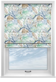 Los Angeles Velvet, Eden - Motorised Roman Blind